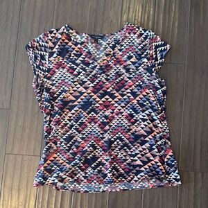 Banana Republic Geometric Patterned Women's Top